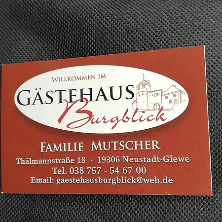 Gaestehaus Burgblick 2* Neustadt-Glewe